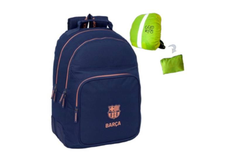 GOLDKIDS Rucksack Schulrucksack Teenager Kinderrucksack (für Jungen und Mädchen, 1-tlg., Ranzen Tornister Schulltasche), - FC Barcelona von GOLDKIDS