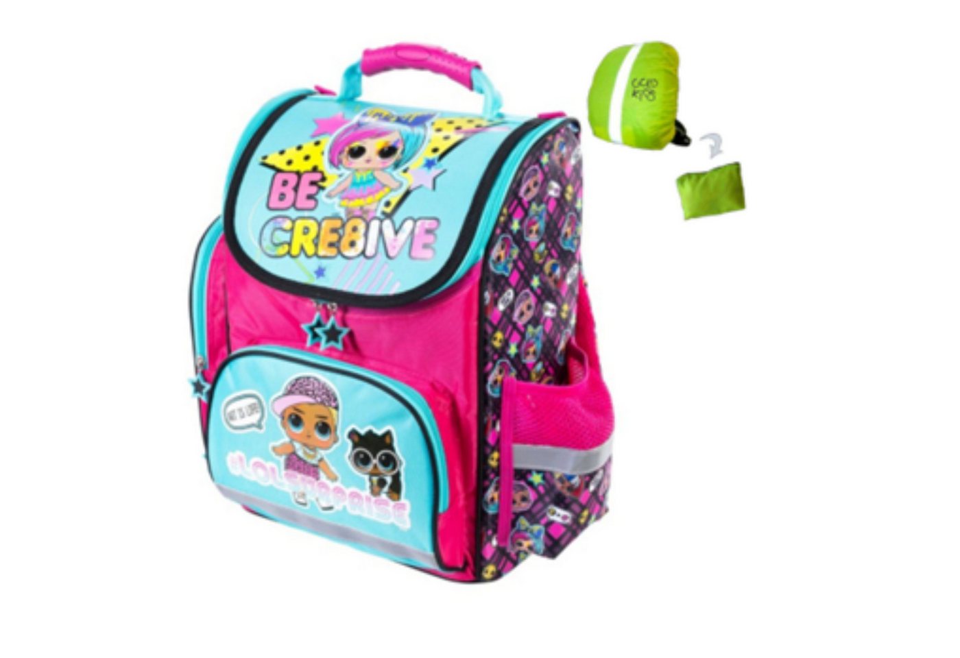 GOLDKIDS Schulranzen Schulrucksack Teenager (Kinderrucksack für, Jungen und Mädchen), mit Regenschutz von GOLDKIDS