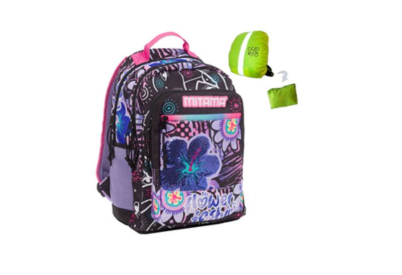 GOLDKIDS Schulranzen Schulrucksack Teenager (Kinderrucksack für Jungen und Mädchen, Ranzen Tornister Schulltasche), und Regenschutz von GOLDKIDS