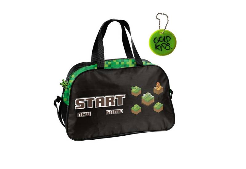 GOLDKIDS Sporttasche Kinder für Mädchen & Jungen - Umhängetasche (Schwimmtasche mit, verstärktem Boden - Trainingstasche), 40 cm x 25 cm x 15 cm von GOLDKIDS