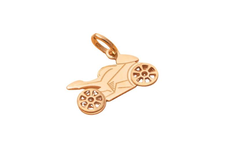 GOLDKLEIN Kettenanhänger Echtgold 14 Karat 585 Gold Motorrad Anhänger, Angebot bis 14.12.2025, inkl. Geschenkbox von GOLDKLEIN