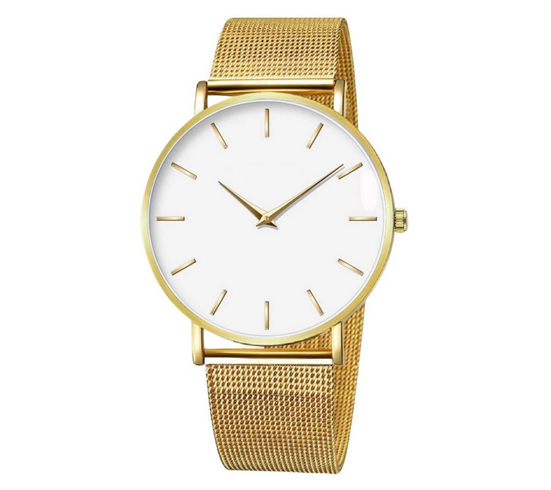 GOLDKLEIN Quarzuhr Quarzuhr Armbanduhr Edelstahl Schmuck Kira inkl. Geschenkbox, Damen Herren, Angebot bis 22.12.2025 von GOLDKLEIN