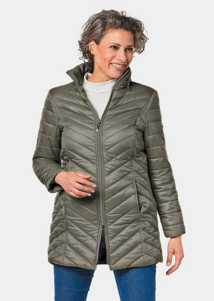 GOLDNER Allwetterjacke Figurschmeichelnde, leichte Longsteppjacke von GOLDNER