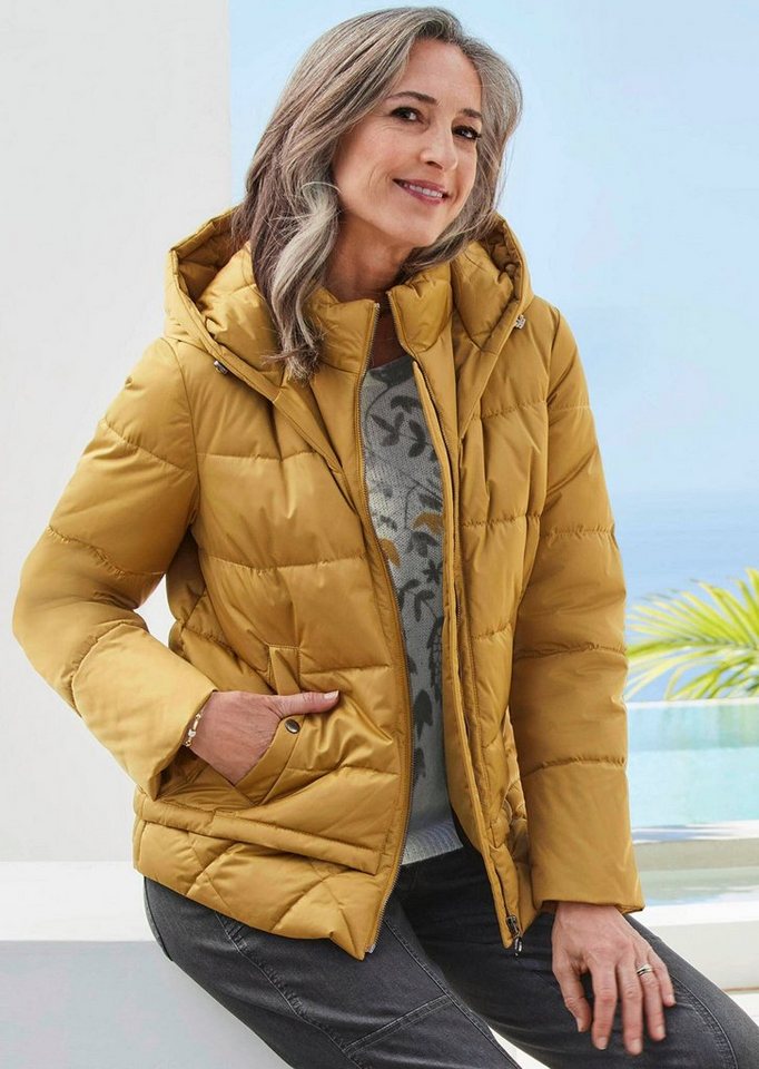 GOLDNER Allwetterjacke Kurzgröße: Steppjacke mit Kapuze von GOLDNER