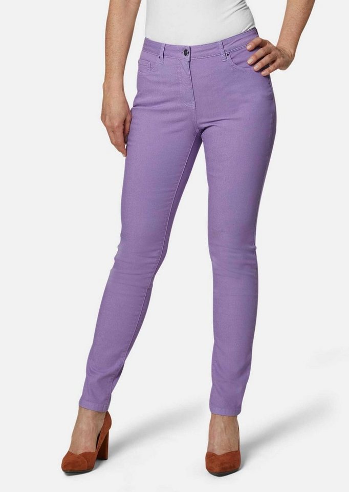 GOLDNER Bequeme Jeans Lange Freizeithose BELLA mit Formbund Slim Fit Stretch-Jeans mit hohem Komfort, Formbund von GOLDNER
