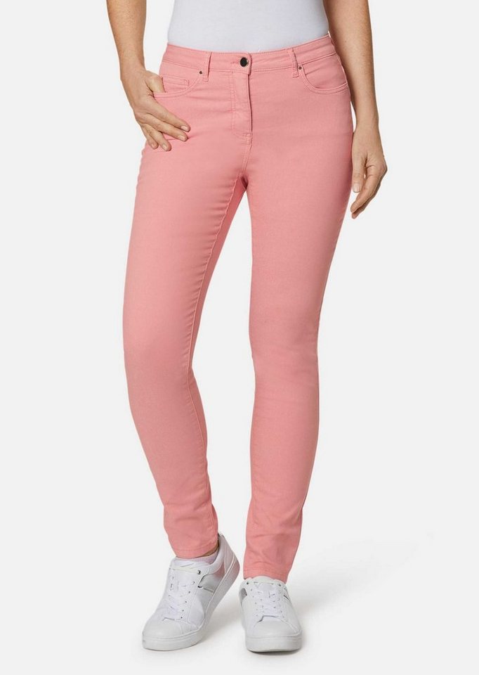 GOLDNER Bequeme Jeans Lange Freizeithose BELLA mit Formbund Slim Fit Stretch-Jeans mit hohem Komfort, Formbund von GOLDNER