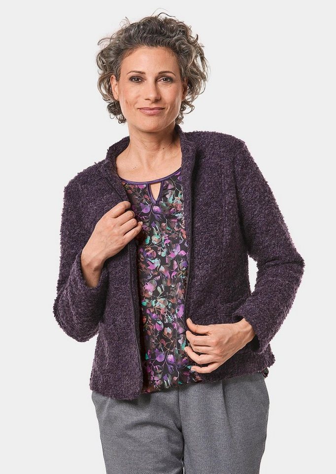 GOLDNER Blouson Kuschelweiche Bouclé-Jacke von GOLDNER