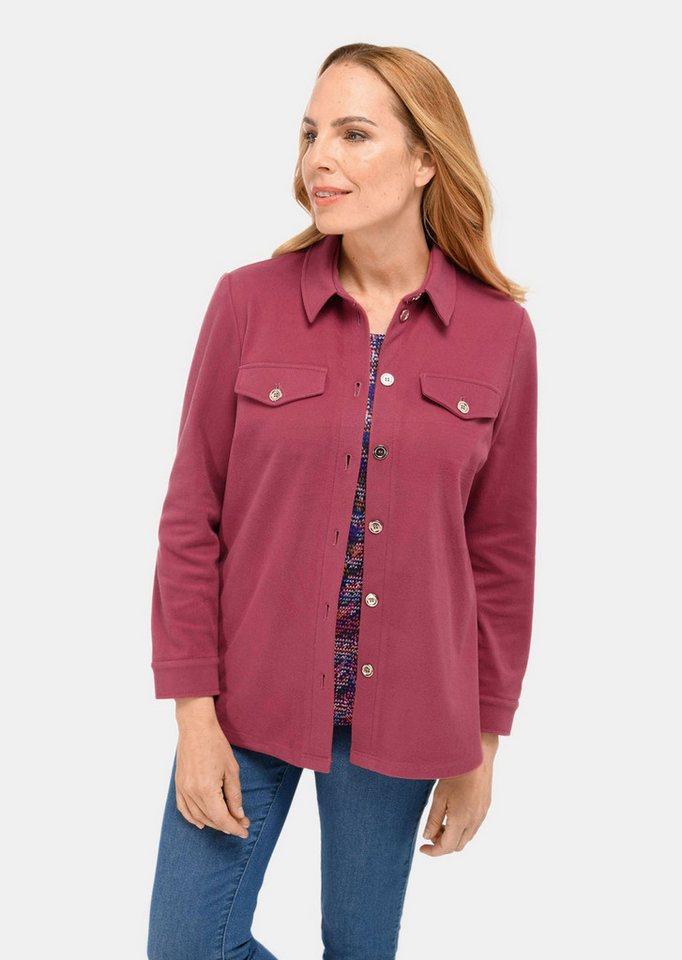 GOLDNER Blouson moderne Hemdjacke in trageangenehmer Qualität von GOLDNER