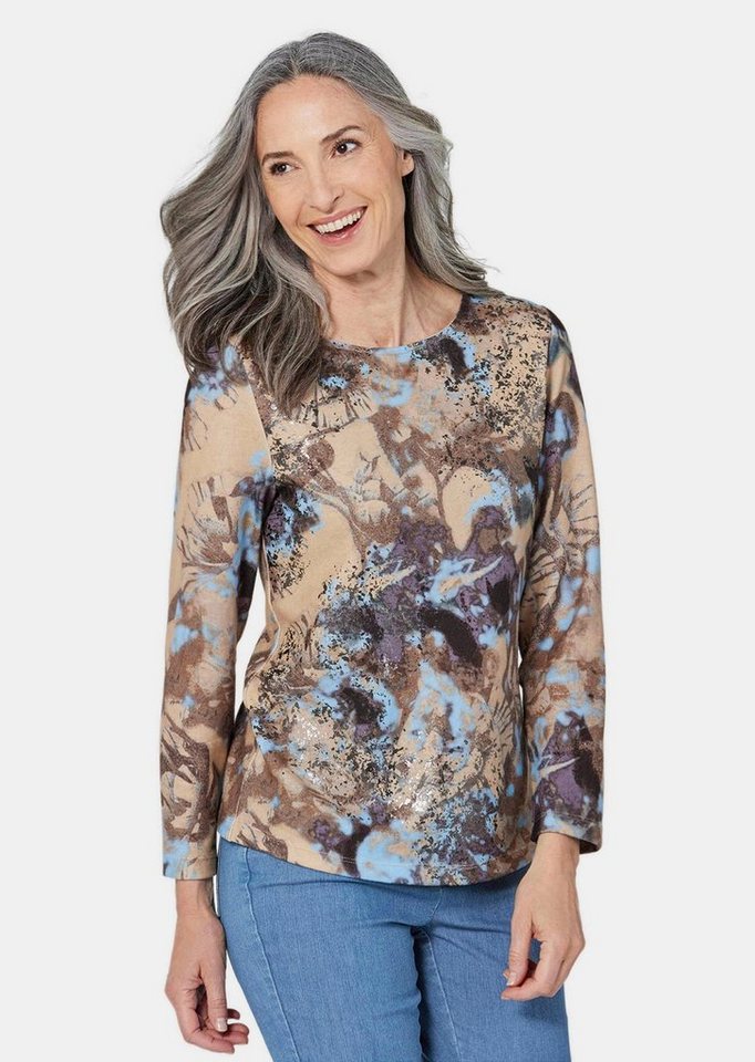 GOLDNER Print-Shirt Kurzgröße: Sweatshirt mit Druck von GOLDNER