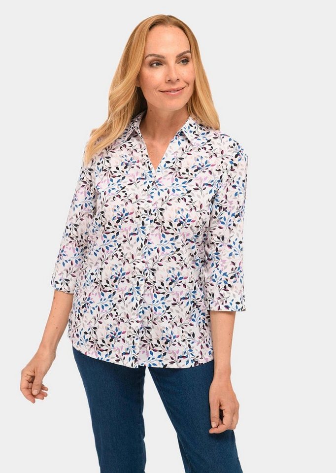 GOLDNER Druckbluse Wunderschöne Bluse mit floralem Druck von GOLDNER