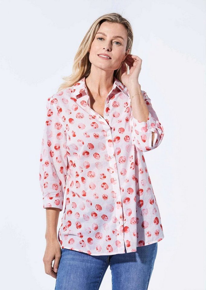 GOLDNER Klassische Bluse Bluse mit Hemdkragen von Goldner