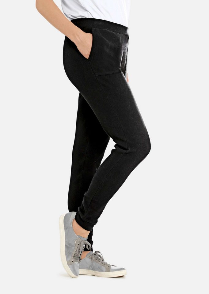 GOLDNER Jogginghose Bequeme Baumwoll-Hose, Dehnbund Gemütliche lange Hose mit Taschen und Bündchen von GOLDNER