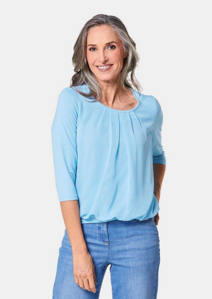 GOLDNER Shirtbluse Gepflegtes Shirt in eleganter Blusen-Optik GOLDNER Shirtbluse Gepflegtes Shirt in eleganter Blusen-Optik von GOLDNER