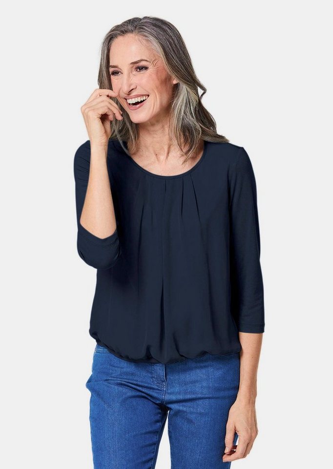 GOLDNER Shirtbluse Gepflegtes Shirt in eleganter Blusen-Optik GOLDNER Shirtbluse Gepflegtes Shirt in eleganter Blusen-Optik von GOLDNER