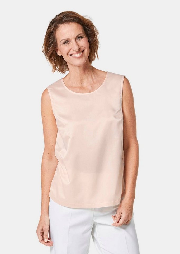 GOLDNER Shirttop Top aus feinster Seidenmischung von GOLDNER