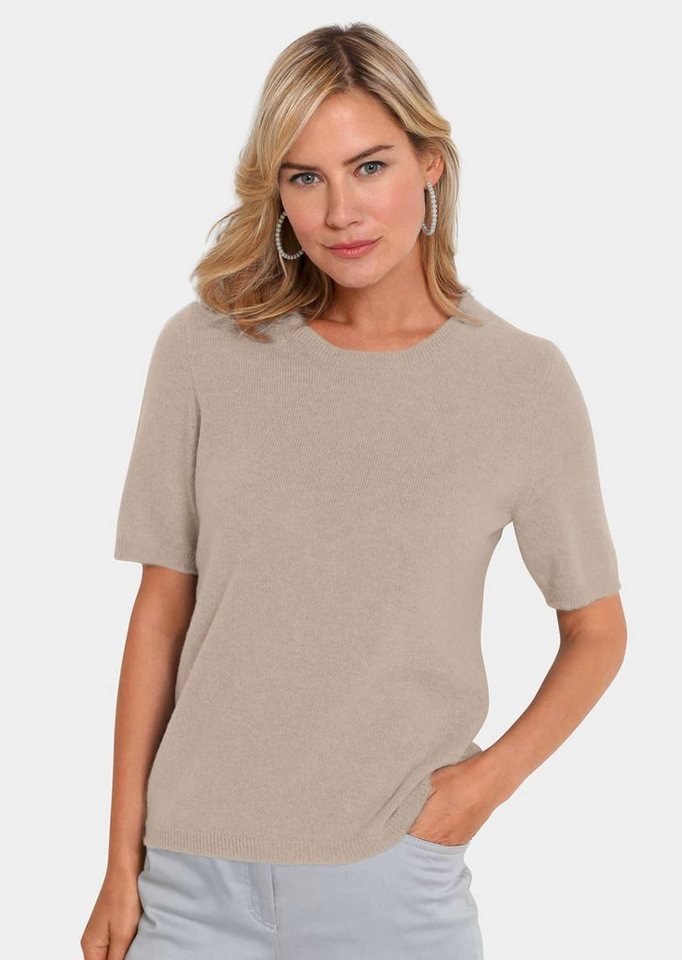 GOLDNER Kurzarmpullover Kurzgröße: von GOLDNER