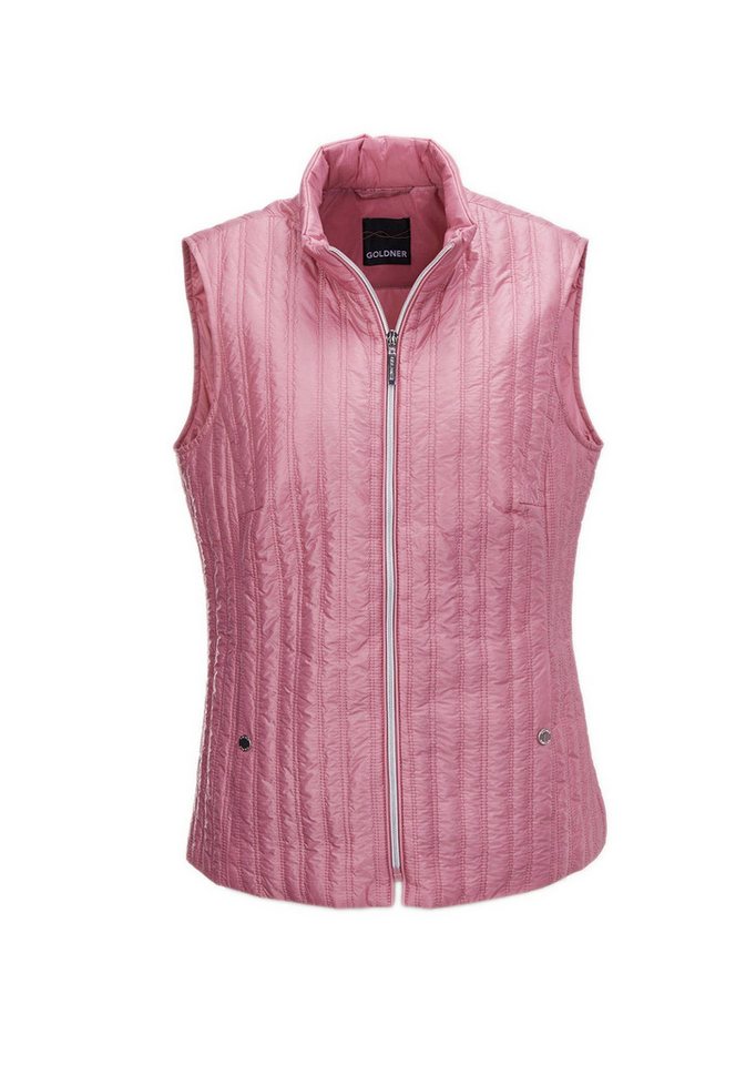 GOLDNER Kurzweste Kurzgröße: Leichte Steppweste mit Stehkragen von GOLDNER