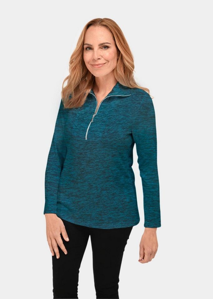 GOLDNER Langarmshirt Flauschiges Troyer- Shirt GOLDNER Langarmshirt Flauschiges Troyer- Shirt von GOLDNER