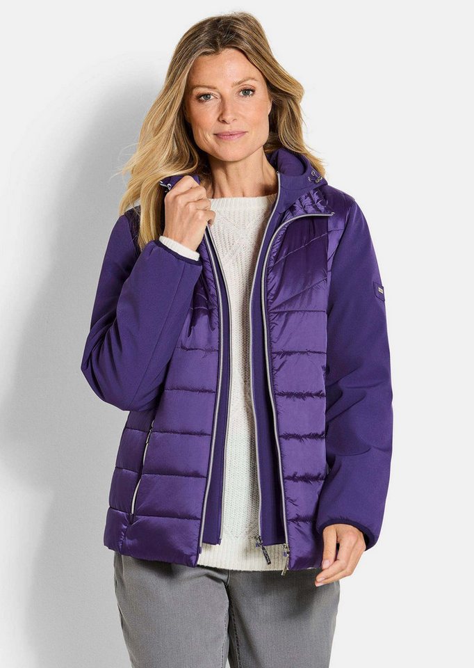 GOLDNER Outdoorjacke Steppjacke mit Ärmeln aus Softshell von GOLDNER