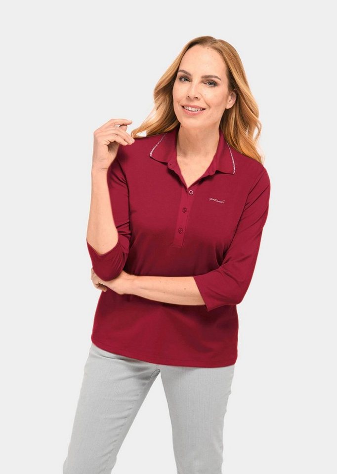 GOLDNER Poloshirt Trageangenehmes Poloshirt aus hochwertiger Micro-Modal Qualität von GOLDNER