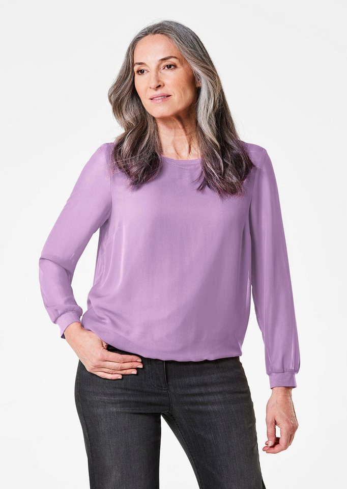 GOLDNER Klassische Bluse Kurzgröße: Schlupfbluse von GOLDNER