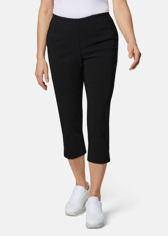 GOLDNER Schlupfhose Kurzgröße: Schlupfhose LOUISA mit Steppnähten Komfortable Stretchhose in verkürzter Länge, Slim Fit von GOLDNER