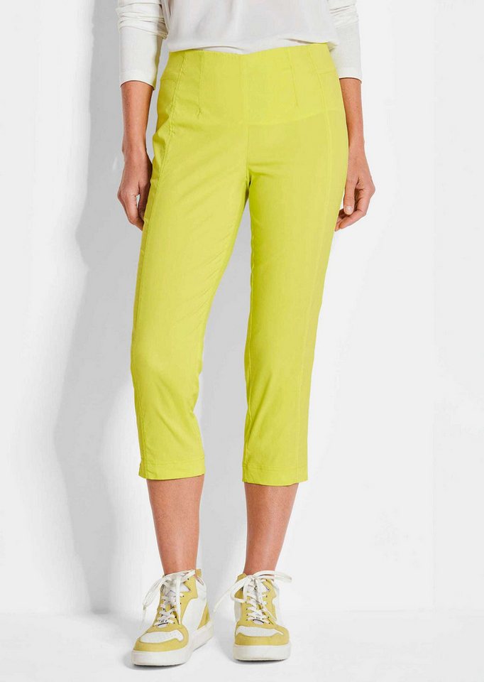 GOLDNER Schlupfhose Kurzgröße: Schlupfhose LOUISA mit Steppnähten Komfortable Stretchhose in verkürzter Länge, Slim Fit von GOLDNER