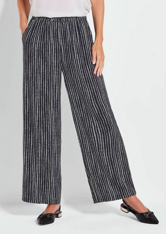 GOLDNER Schlupfhose Kurzgröße: Palazzo-Hose VERA von GOLDNER
