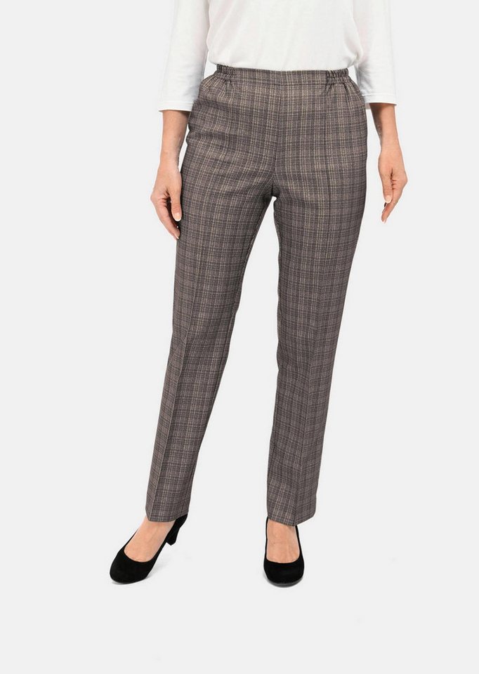 GOLDNER Schlupfhose Kurzgröße: Re-fresh Karoschlupfhose von GOLDNER