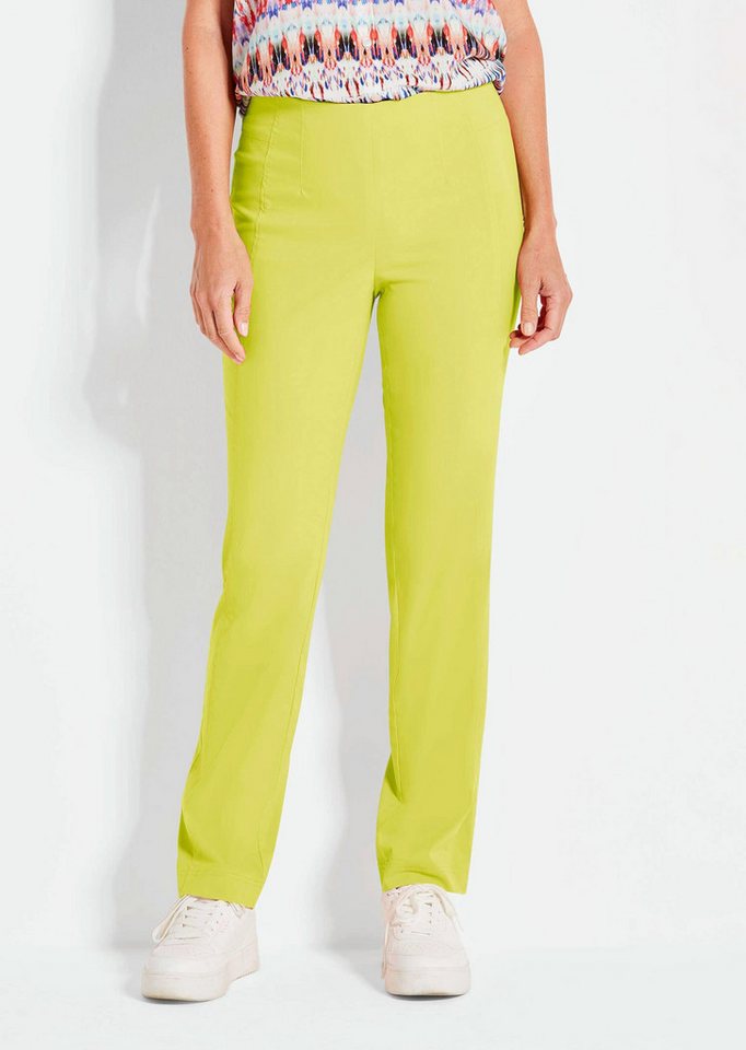 GOLDNER Schlupfhose Schlupfhose CARLA in Super-Stretch Bequeme Slim Fit Hose mit Rundumdehnbund und streckender Silhouette von GOLDNER