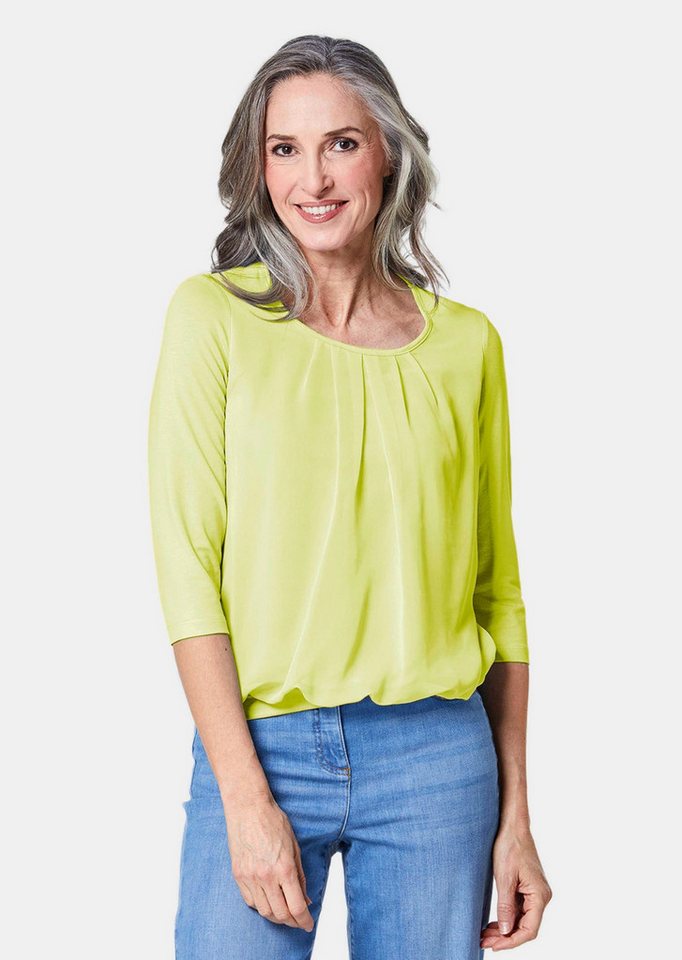 GOLDNER Shirtbluse Gepflegtes Shirt in eleganter Blusen-Optik von GOLDNER