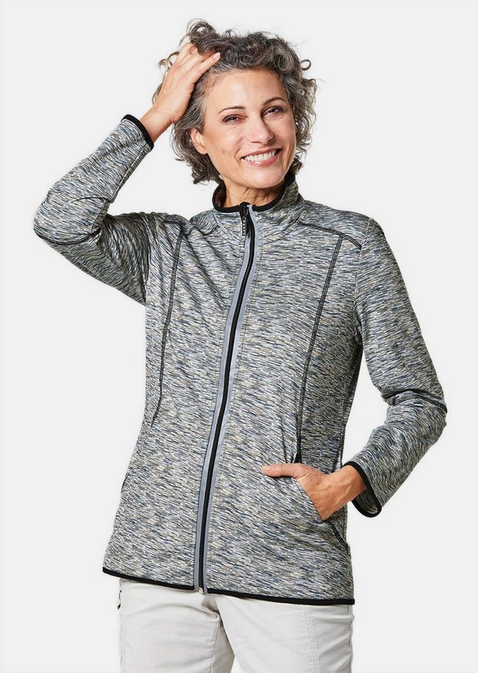 GOLDNER Shirtjacke Kurzgröße: Sportive Shirtjacke mit Reflektoren von GOLDNER