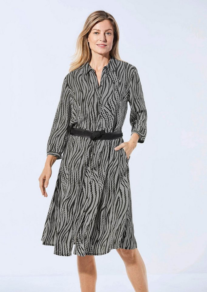 GOLDNER Sommerkleid Blusenkleid mit Hemdkragen von GOLDNER