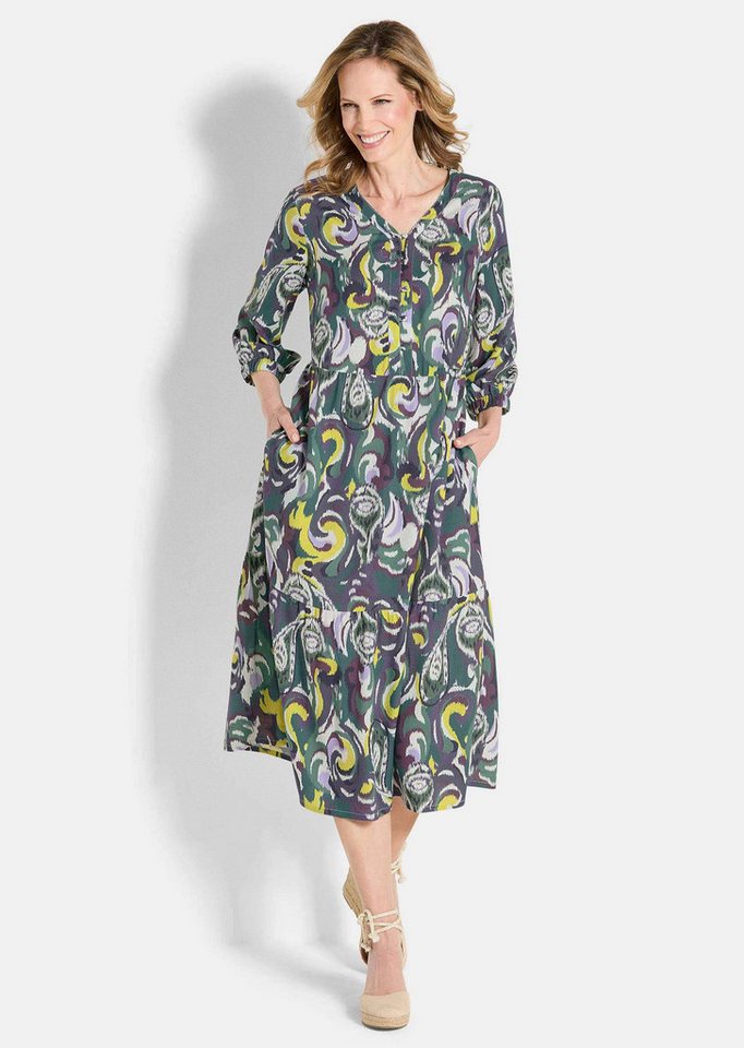 GOLDNER Sommerkleid Druckkleid aus weich fließender Viskose GOLDNER Sommerkleid Druckkleid aus weich fließender Viskose von GOLDNER