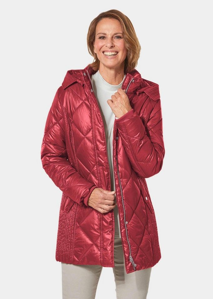 GOLDNER Steppjacke Kurzgröße: Mit Strickbündchen an den Ärmeln von GOLDNER