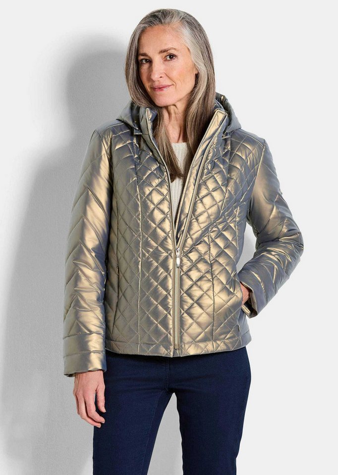 GOLDNER Steppjacke Kurzgröße: Steppjacke im Metallic-Look von GOLDNER