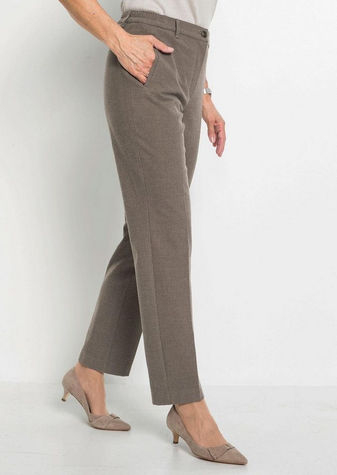 GOLDNER Stoffhose Angenehm weiche Flanell-Hose CARLA von GOLDNER