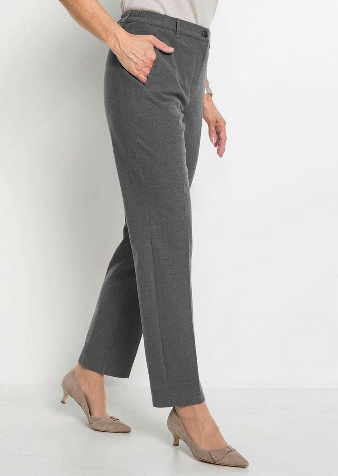 GOLDNER Stoffhose Angenehm weiche Flanell-Hose CARLA von GOLDNER