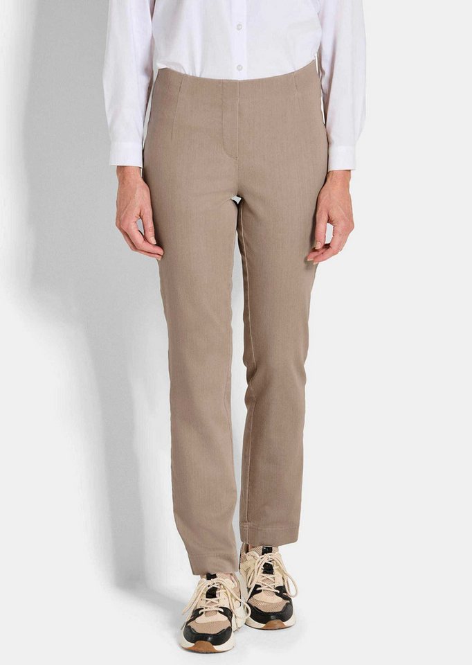 GOLDNER Stoffhose Kurzgröße: Bengalinhose LOUISA in Denim-Optik von GOLDNER