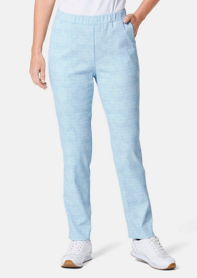 GOLDNER Stoffhose Kurzgröße: Druckhose Martha von GOLDNER