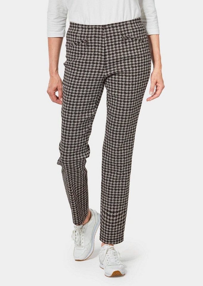 GOLDNER Stoffhose Kurzgröße: Kurzgröße - Hahnentritthose Louisa von GOLDNER