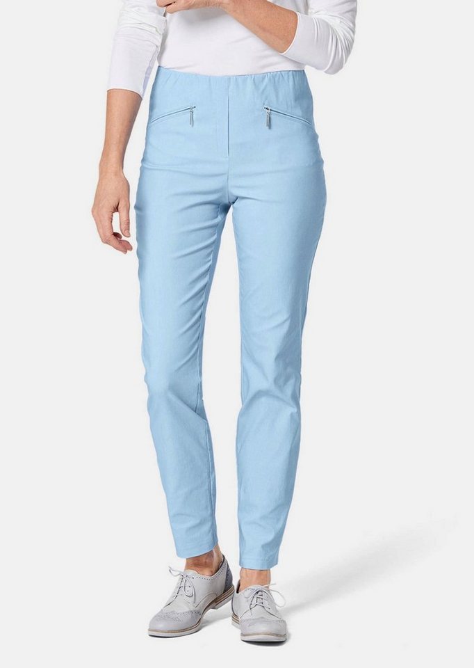 GOLDNER Stoffhose Superelastische Hose LOUISA mit Reißverschlusstaschen GOLDNER Stoffhose Superelastische Hose LOUISA mit Reißverschlusstaschen von GOLDNER