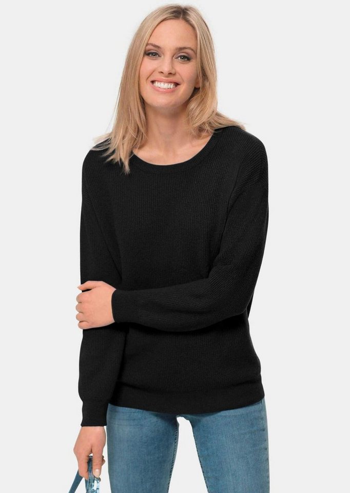 GOLDNER Strickpullover Kurzgröße: Kaschmirpullover mit Rundhals von GOLDNER