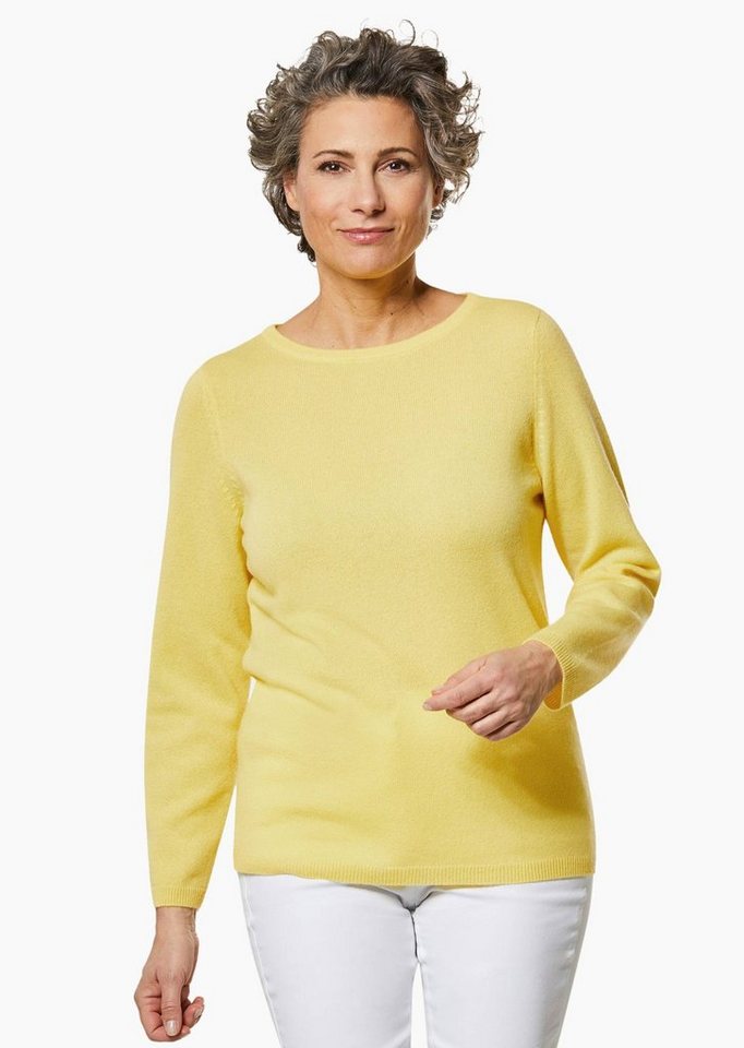 GOLDNER Strickpullover Kaschmirpullover mit U-Boot Ausschnitt von GOLDNER