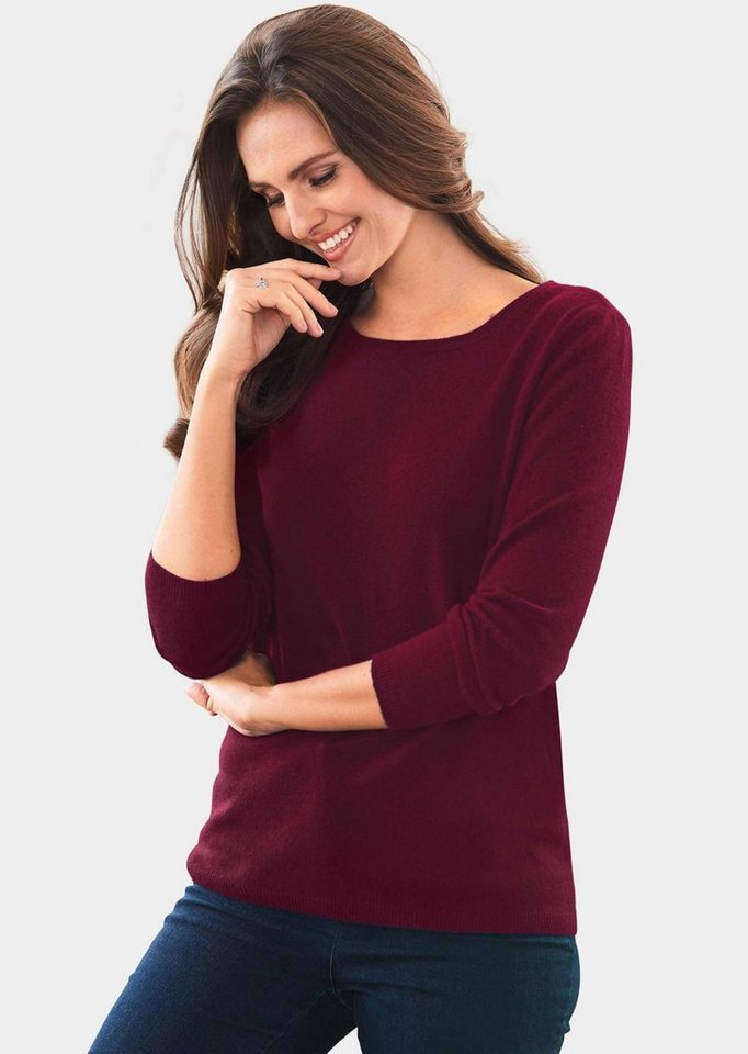 GOLDNER Strickpullover Kaschmirpullover mit U-Boot Ausschnitt von GOLDNER