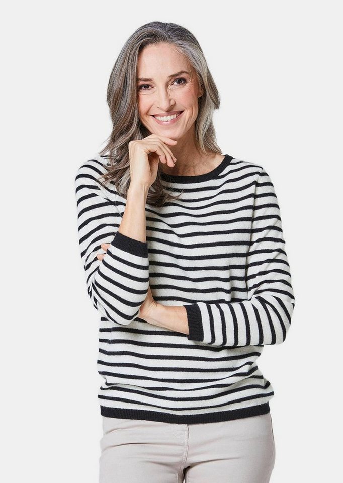 GOLDNER Strickpullover Kaschmirpullover mit U-Boot Ausschnitt von GOLDNER