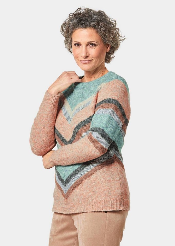 GOLDNER Strickpullover Kurzgröße: von GOLDNER