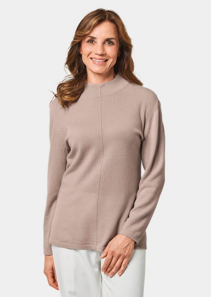 GOLDNER Strickpullover Kurzgröße: Weicher Kaschmirpullover mit Kragen von GOLDNER