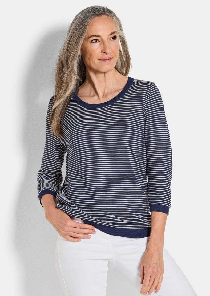 GOLDNER Strickpullover Kurzgröße: Strickpullover aus Baumwolle von GOLDNER