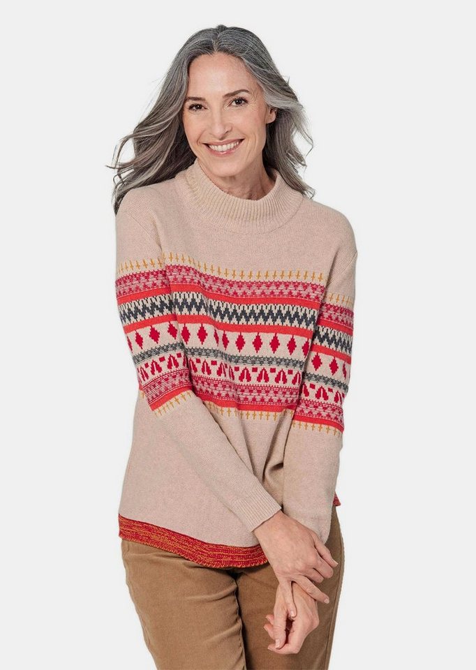 GOLDNER Strickpullover Kurzgröße: Strickpullover mit Rollkragen von GOLDNER